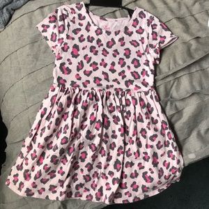 Adorable pink leopard print girls spring dress!